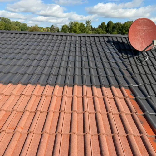 Dachbeschichtung in schiefergrau NANO-TOP Premium, Flachdachabdichtung